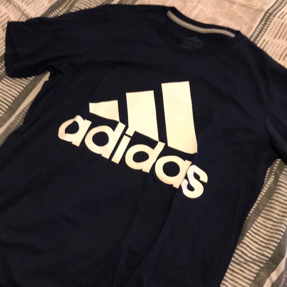 Blue Adidas Performance Tee